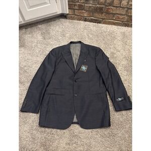 Steve Harvey Celebrity Edition King Mens Suit Jacket 40R Blue ZZ37293 NEW